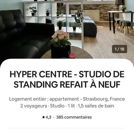 Hyper Centre - 2 - 2min Place Kleber Apartman *